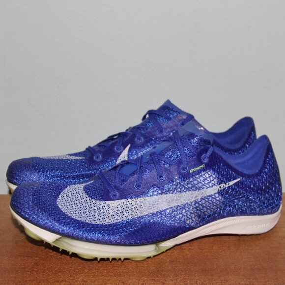 Nike Air Zoom Victory Track Spikes Racer Blue White Mens 9 - Picture 2 of 9